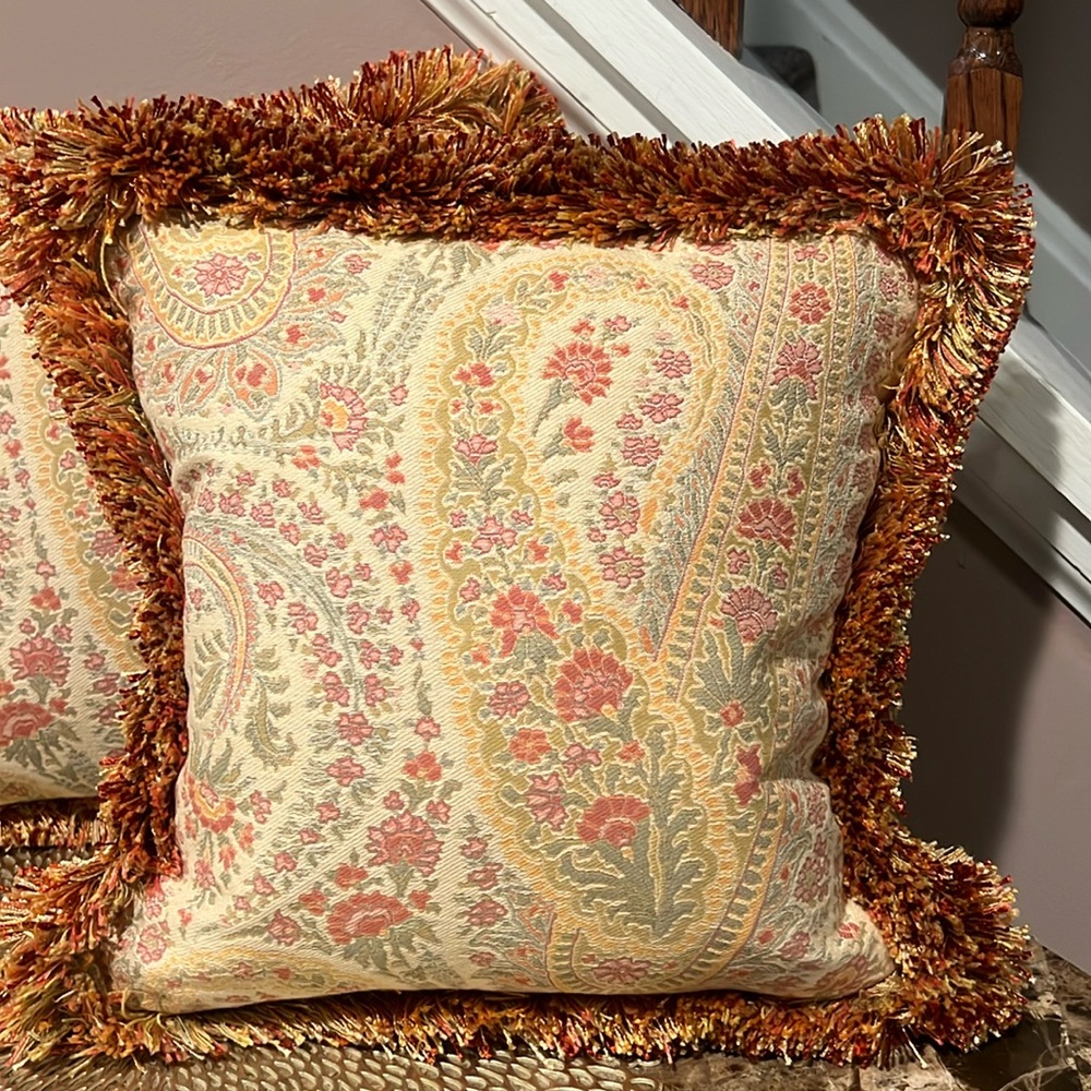Custom Decorative Pillows, Set/2 - Picture 2 of 10